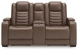 [Hot Buy] High Impact Tobacco Power Reclining Loveseat by Ashley at Eve Furniture