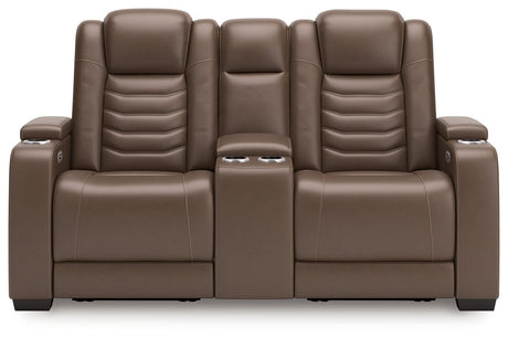 [Hot Buy] High Impact Tobacco Power Reclining Loveseat by Ashley at Eve Furniture