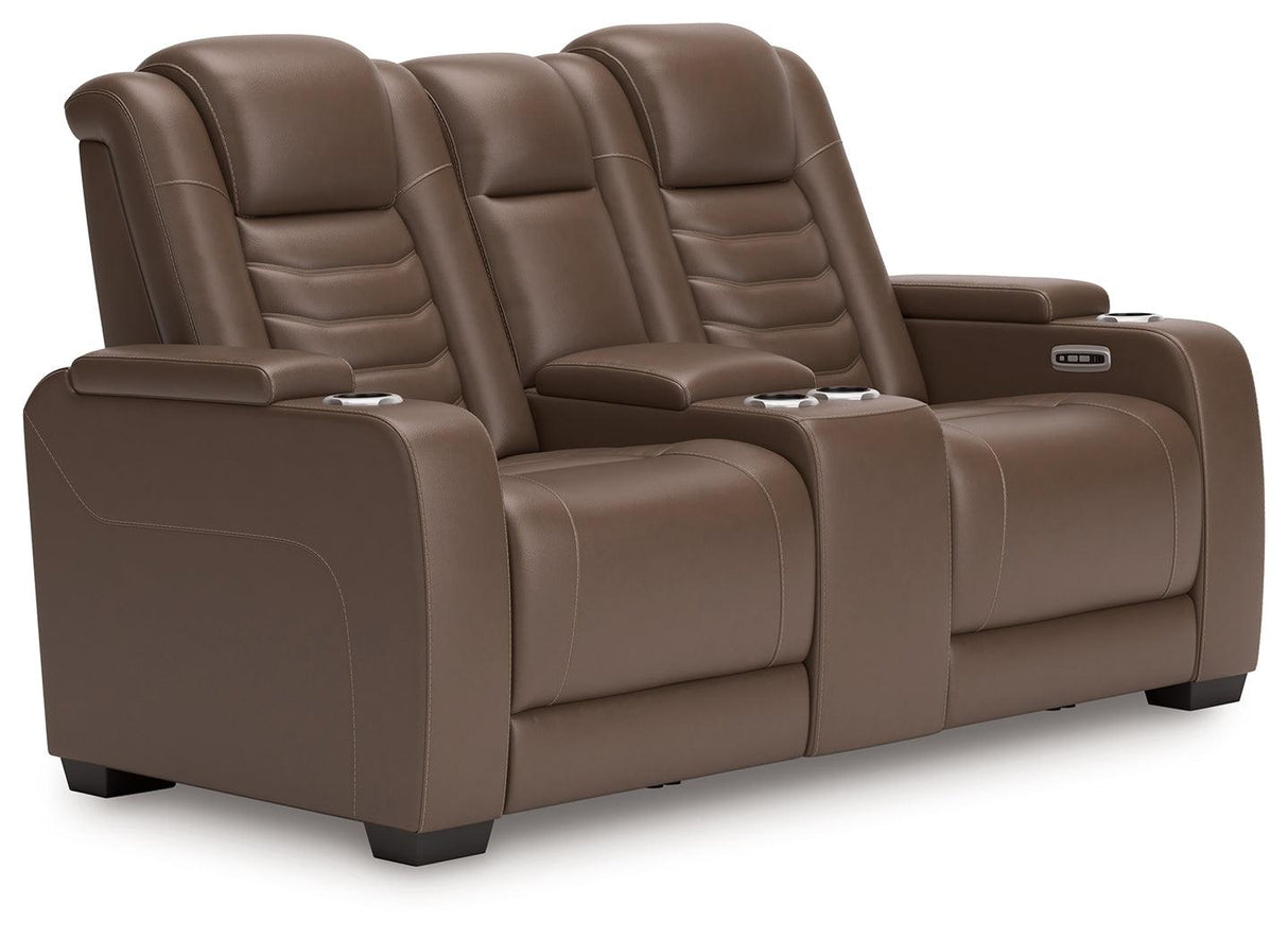 [Hot Buy] High Impact Tobacco Power Reclining Loveseat by Ashley at Eve Furniture