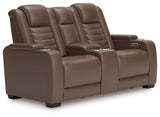 [Hot Buy] High Impact Tobacco Power Reclining Loveseat by Ashley at Eve Furniture