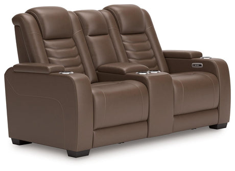 [Hot Buy] High Impact Tobacco Power Reclining Loveseat by Ashley at Eve Furniture
