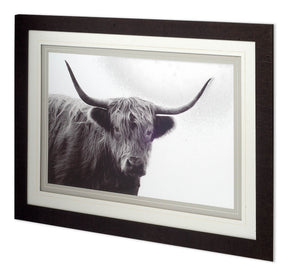 Highland Haze by Bill Philip a Hand Embellished Textured Framed Art Photograph Matted under Glass by Mercana at Eve Furniture