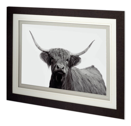 Highland Mist by Bill Philip a Hand Embellished Textured Framed Art Photograph Matted under Glass by Mercana at Eve Furniture