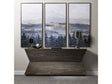 Highland Park Brown/Gray Console Table by Crestview at Eve Furniture