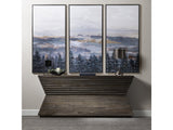 Highland Park Brown/Gray Console Table by Crestview at Eve Furniture