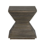 Highland Park Brown/Gray End Table by Crestview at Eve Furniture