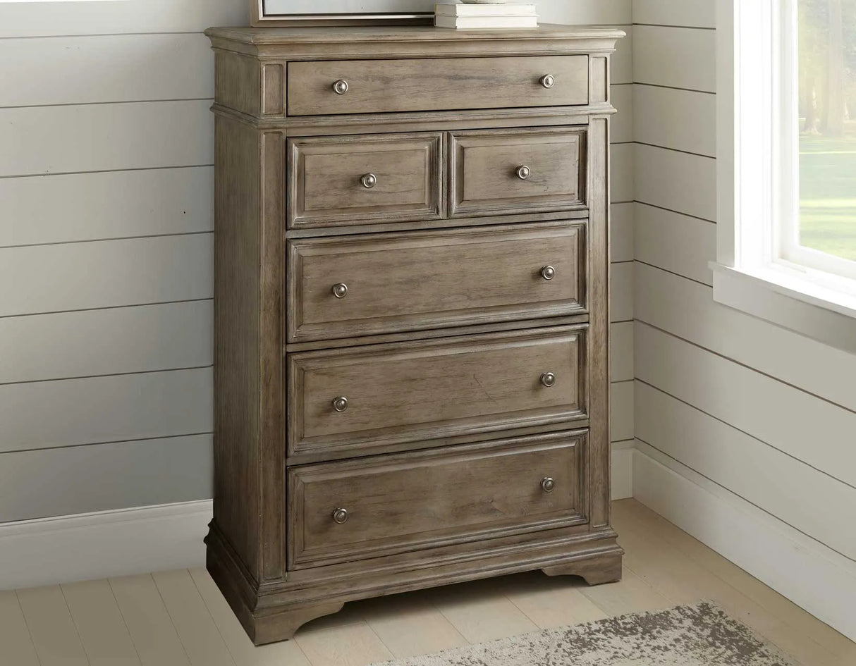 Highland Park Driftwood Bedroom Set by Steve Silver at Eve Furniture