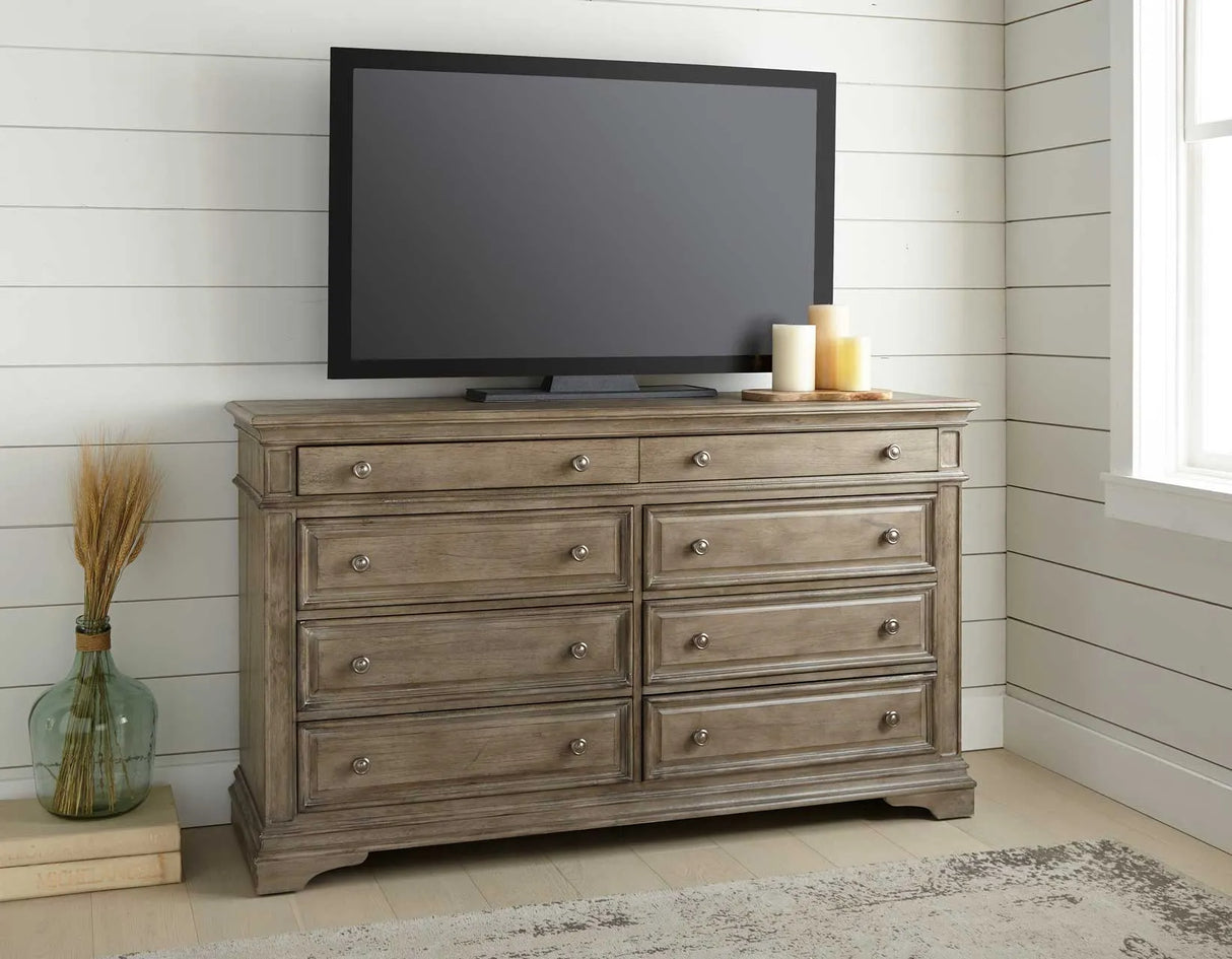Highland Park Driftwood Bedroom Set by Steve Silver at Eve Furniture