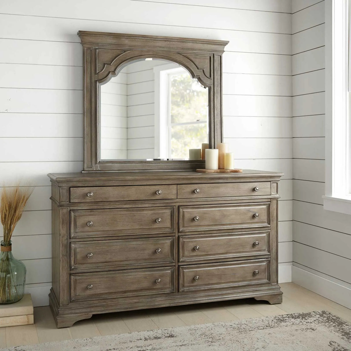 Highland Park Driftwood Bedroom Set by Steve Silver at Eve Furniture