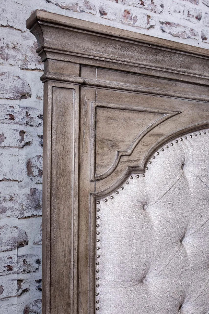 Highland Park King Bed, Waxed Driftwood by Steve Silver at Eve Furniture