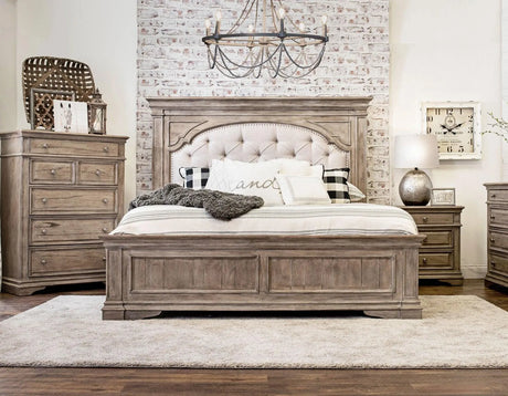 Highland Park Nightstand, Waxed Driftwood by Steve Silver at Eve Furniture