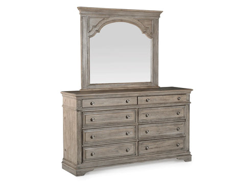Highland Park-Tan 4-Piece King Bedroom Set by Steve Silver at Eve Furniture