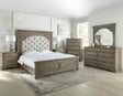 Highland Park Tan 4-Piece Queen Bedroom Set by Steve Silver at Eve Furniture