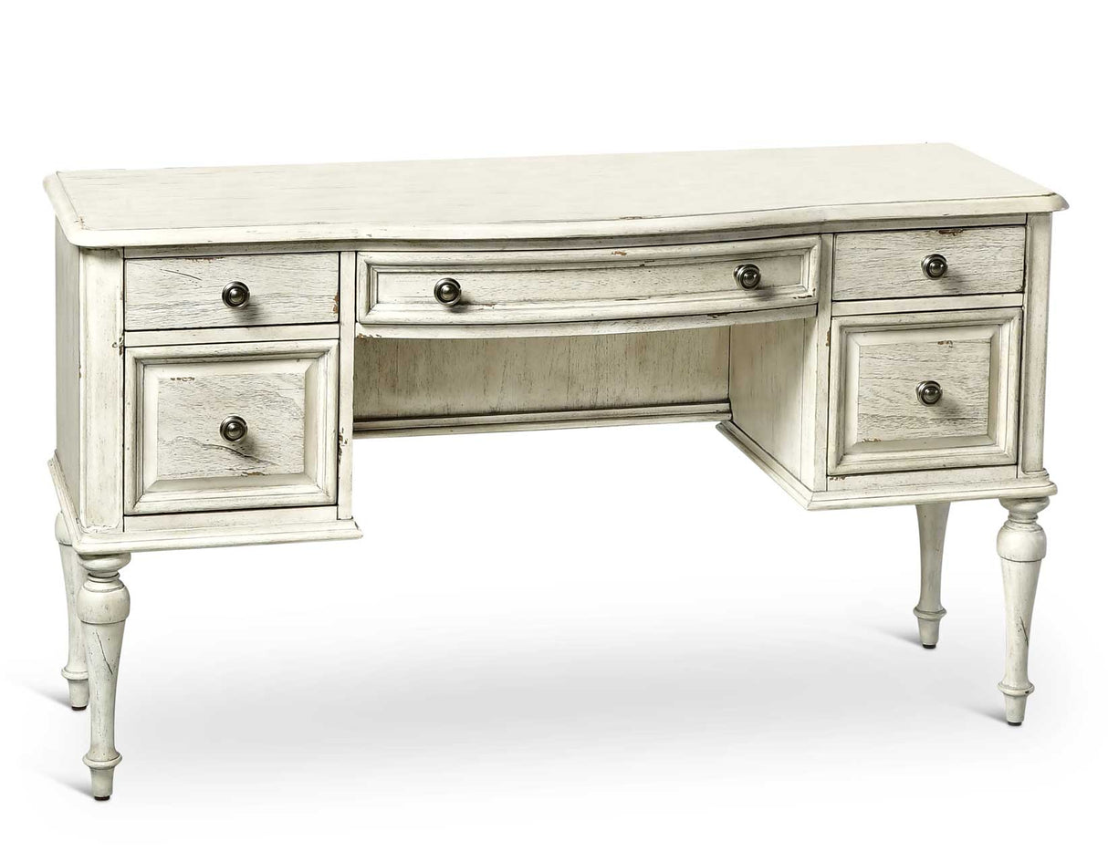 Highland Park Vanity Desk, Cathedral White