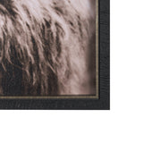 Highland Stare by Chad Mackay a Hand Embellished Textured Framed Photo Art Print by Mercana at Eve Furniture