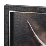 Highland Stare by Chad Mackay a Hand Embellished Textured Framed Photo Art Print by Mercana at Eve Furniture