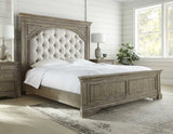 Highland Park Queen Bed, Waxed Driftwood by Steve Silver at Eve Furniture