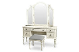 Highland Park Cathedral White Vanity Desk [Desk Only] by Steve Silver at Eve Furniture