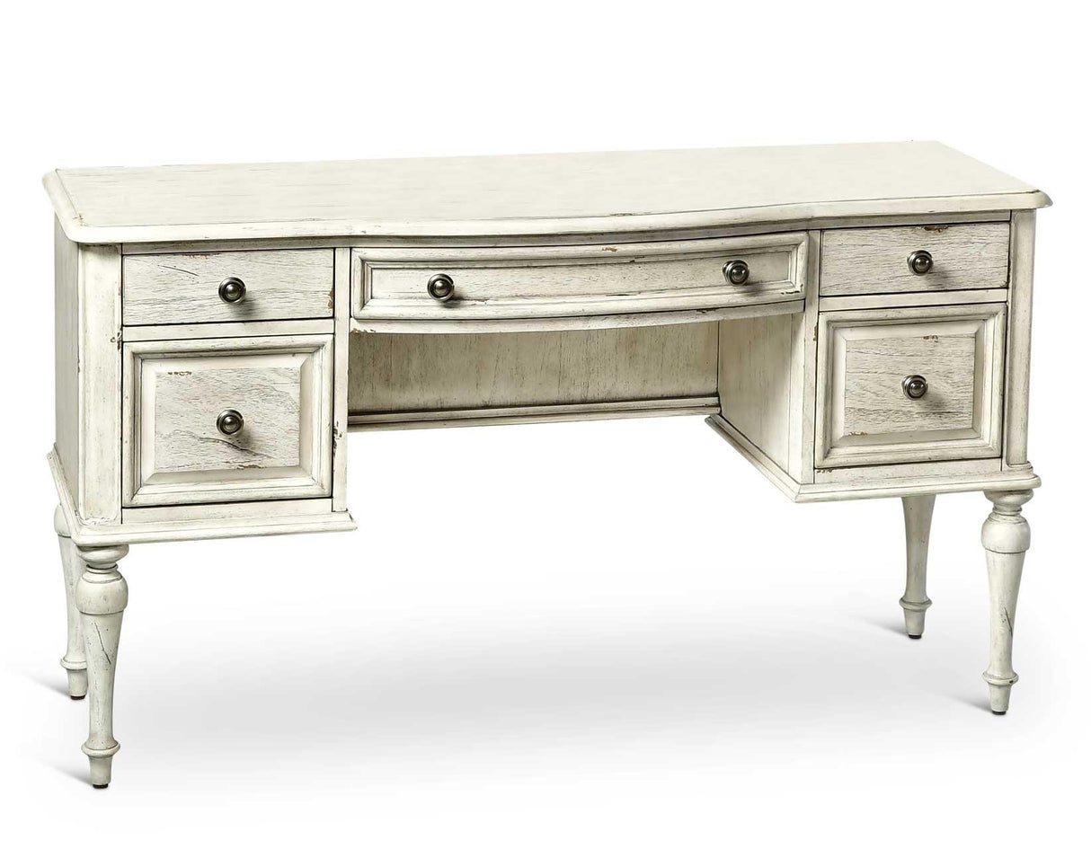 Highland Park Cathedral White Vanity Desk [Desk Only] by Steve Silver at Eve Furniture