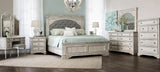 Highland Park Cathedral White Vanity Desk [Desk Only] by Steve Silver at Eve Furniture