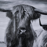 Highlands by Mercana Studio a Hand Embellished Textured Framed Photo Art Print Matted under Glass by Mercana at Eve Furniture