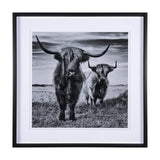 Highlands by Mercana Studio a Hand Embellished Textured Framed Photo Art Print Matted under Glass by Mercana at Eve Furniture