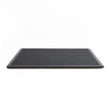 Highrise Charcoal King Thin Deck Upholstered Platform Bed Frame by Malouf at Eve Furniture