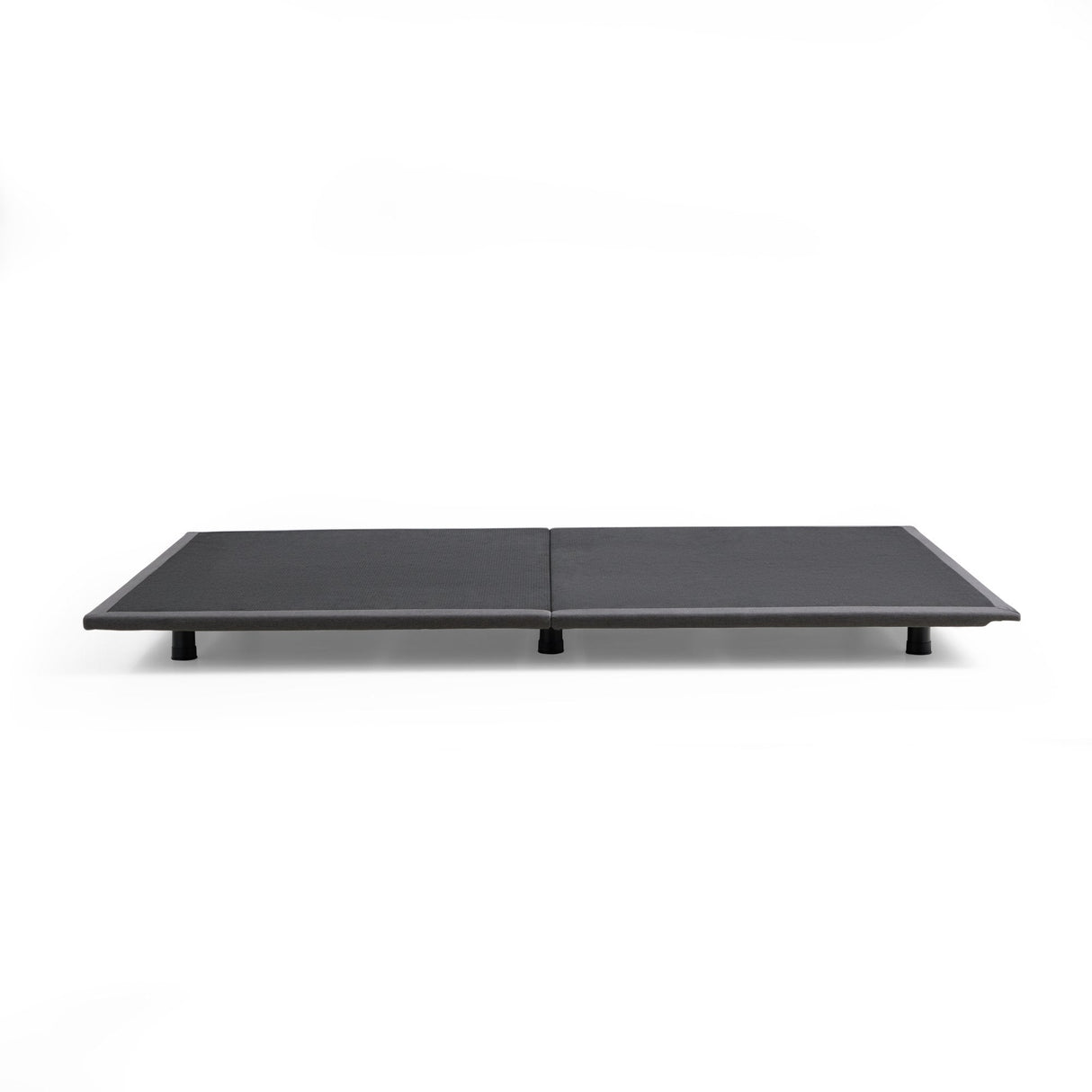 Highrise Charcoal King Thin Deck Upholstered Platform Bed Frame by Malouf at Eve Furniture