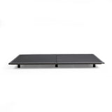 Highrise Charcoal Twin Thin Deck Upholstered Platform Bed Frame by Malouf at Eve Furniture