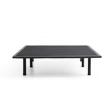 Highrise Charcoal Twin Thin Deck Upholstered Platform Bed Frame by Malouf at Eve Furniture