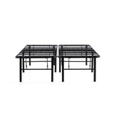 Highrise LT 18" Black Cal King Bed Frame by Malouf at Eve Furniture