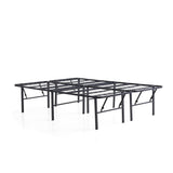 Highrise LT 18" Black Full Bed Frame by Malouf at Eve Furniture