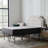 Highrise LT 18" Black Full Bed Frame by Malouf at Eve Furniture