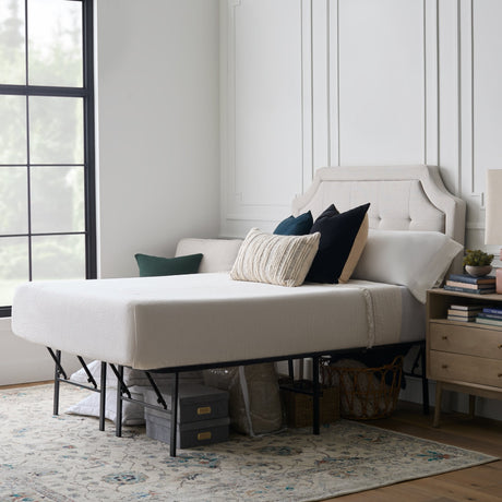 Highrise LT 18" Black Full Bed Frame by Malouf at Eve Furniture