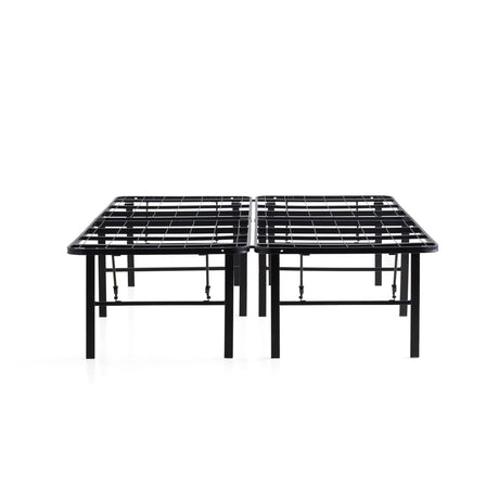 Highrise LT 18" Black Twin Bed Frame by Malouf at Eve Furniture