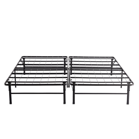 Highrise LT Black Full Bed Frame by Malouf at Eve Furniture