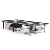 Highrise LT Black Full Bed Frame by Malouf at Eve Furniture