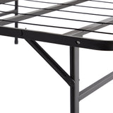 Highrise LT Black Full Bed Frame by Malouf at Eve Furniture