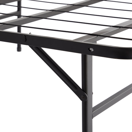 Highrise LT Black Full Bed Frame by Malouf at Eve Furniture