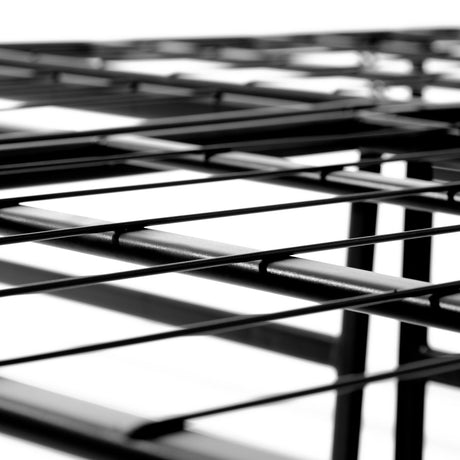 Highrise LT Black Full Bed Frame by Malouf at Eve Furniture