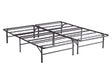 Highrise LT Black King Bed Frame by Malouf at Eve Furniture