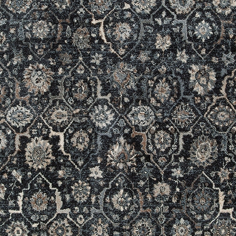 Hilcott Blue/Cream/Brown Large Rug by Ashley at Eve Furniture