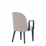 Hillman Dining Arm Chair in Light Grey by Manhattan Comfort at Eve Furniture