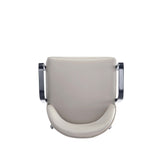 Hillman Dining Arm Chair in Light Grey by Manhattan Comfort at Eve Furniture