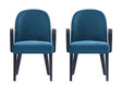 Hillman Dining Arm Chair (set of 2) in Blue by Manhattan Comfort at Eve Furniture