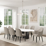 Hillman Dining Armchair 2.0 in Light Grey by Manhattan Comfort at Eve Furniture