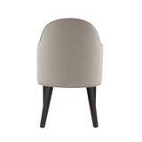 Hillman Dining Armchair 2.0 in Light Grey by Manhattan Comfort at Eve Furniture