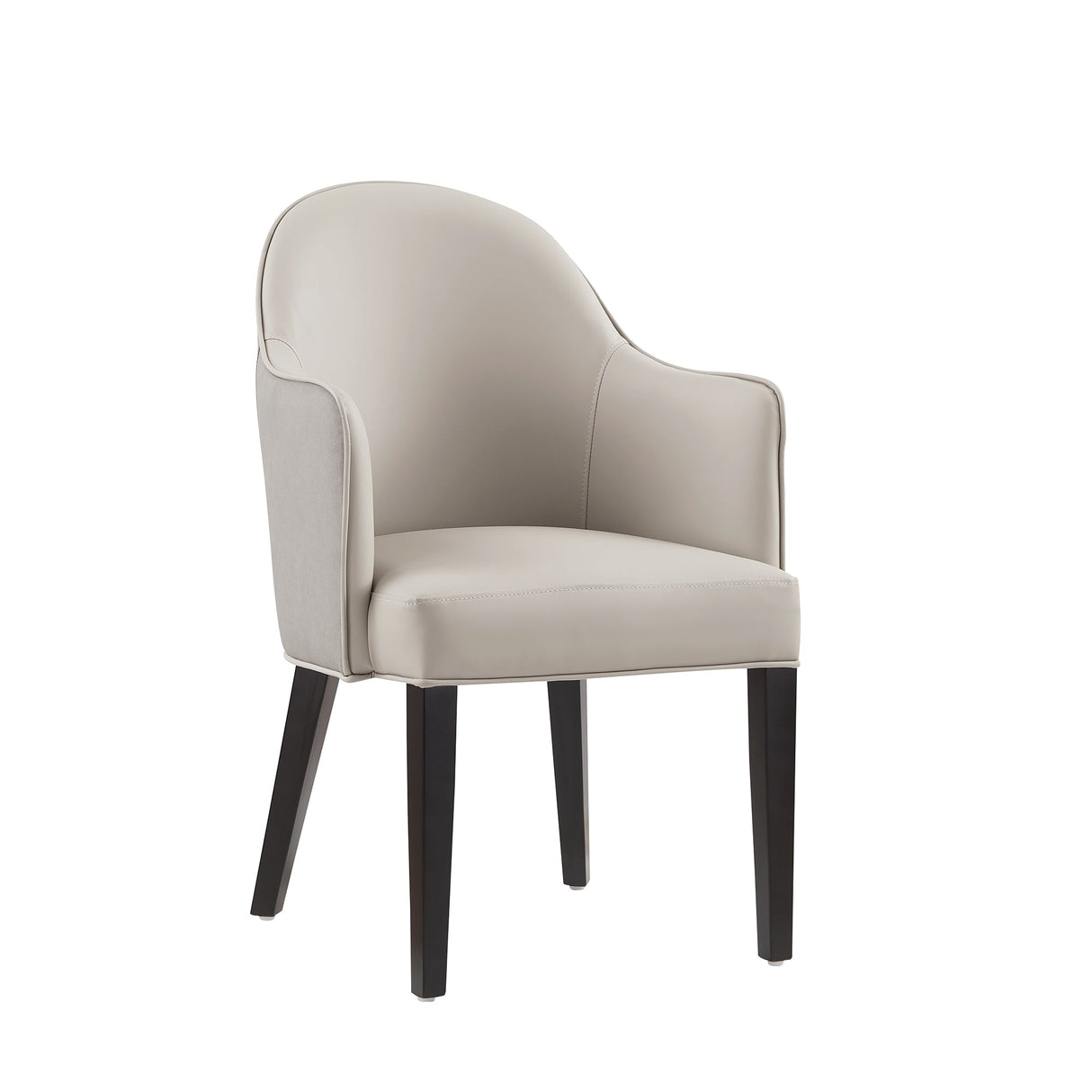 Hillman Dining Armchair 2.0 in Light Grey by Manhattan Comfort at Eve Furniture