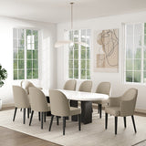 Hillman Dining Armchair 2.0 in Sand by Manhattan Comfort at Eve Furniture