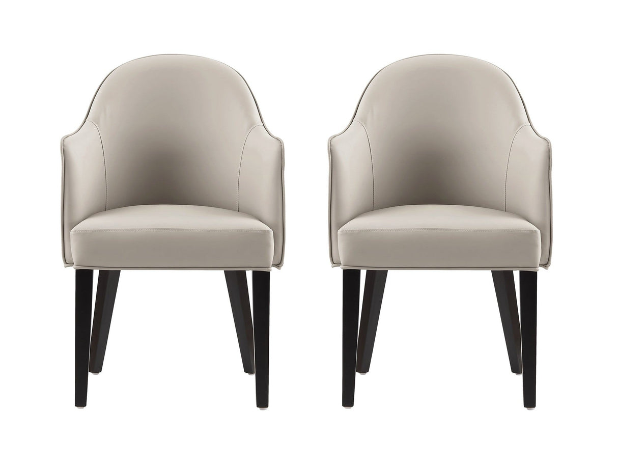 Hillman Dining Armchair in Light Grey (set of 2) by Manhattan Comfort at Eve Furniture